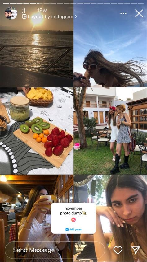 instagram photo dump ideas