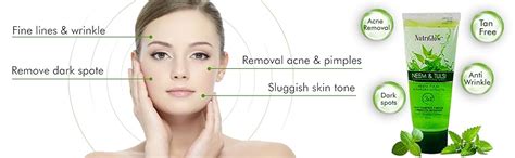Nutriglow Neem & Tulsi Face Wash With Aloe Vera Extract For Cleanser ...