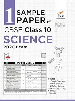 1 Sample Paper for CBSE Class 10 Science 2020 Exam eBook : Disha ...