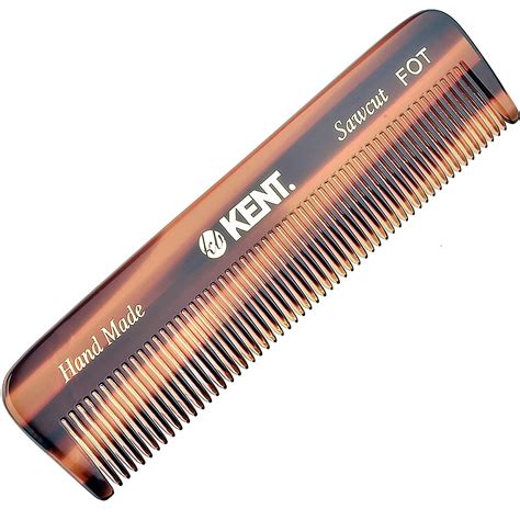 Buy Kent A FOT Handmade All Fine Tooth Saw Cut Beard Comb - Pocket Comb ...