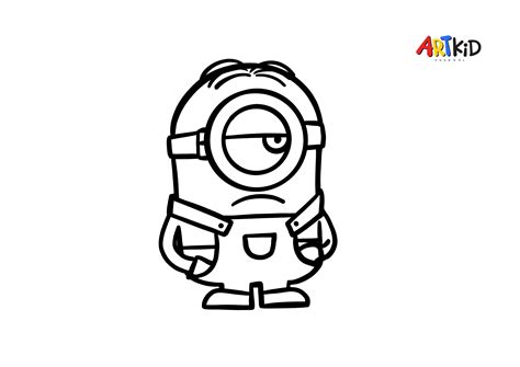 Minion Stuart Drawing