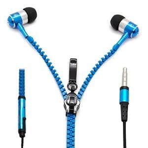 MACC Zipper Stereo Tangle and Hands-Free Earphone with Remote and Mic ...