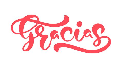 Gracias Vector text in Spanish Thank you 375117 Vector Art at Vecteezy