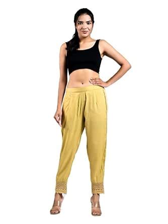 Buy Suhani Creations Women Cotton Trouser Pant Regular Fit for Office ...