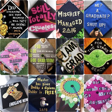 Graduation Cap Ideas Graduation Cap Ideas To Make On A Cricut