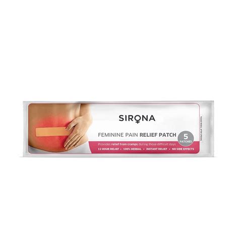 Sirona Herbal Period Pain Relief Patches - Pack of 5 | Instant Relief ...