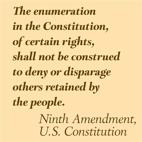 Image result for 9th Amendment Examples