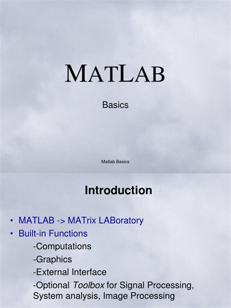 MATLAB Basics Examples 的图像结果