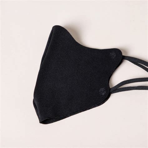 Checkered Face Mask With Adjustable Straps Black Set Of 4 Online ...