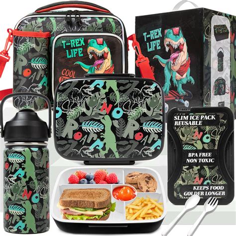Amazon.com: Oruiji Bento Box for Kids Lunch Box for Boys Bento Lunch ...