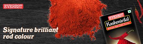 Everest Powder, Kashmirilal Brilliant Red Chilli Powder,100g Carton ...