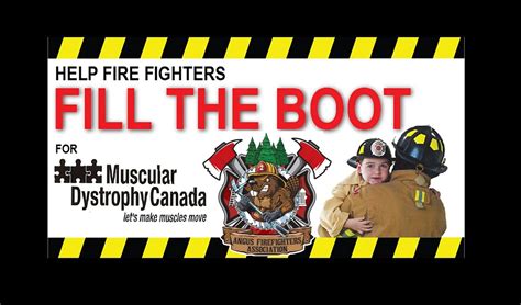 Muscular Dystrophy #FillTheBoot Drive - Angus Firefighters Association ...