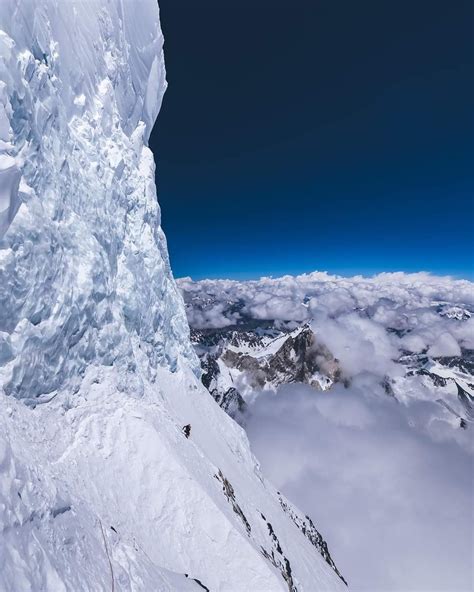The "bottleneck" on K2, the 2nd tallest mountain on Earth. It is an extremely dangerous and ...