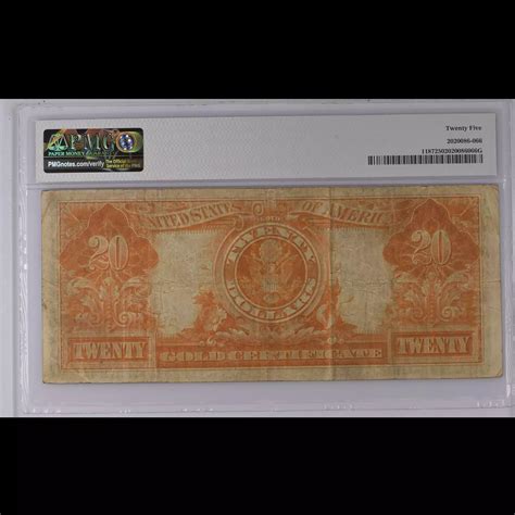 $20 1922 Gold Gold Certificates 1187 - Executive Currency