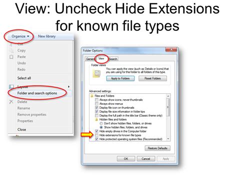 File Extension Options 的图像结果