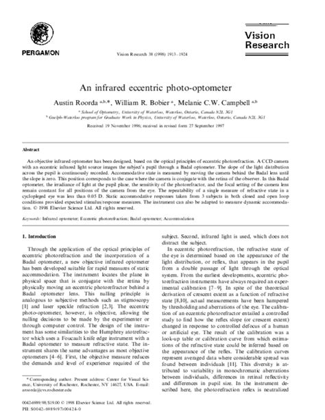 Image result for Infrared Optometer
