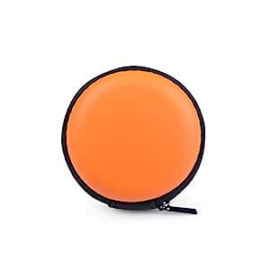 KAIDI Round Headphone Bag Headset Data Cable Storage Bag Small Purse ...