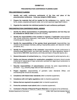 Fillable Online CDBG Grant Administration Manual Chapter 6 ...