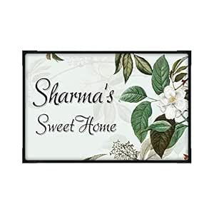 Buy INFINITY ART PARTNER Personalized Wooden Name Plate Multicolored ...