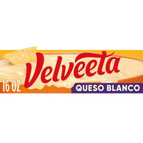 Velveeta Queso Blanco Mild Melting Cheese Dip & Easy Nacho Sauce, 16oz ...