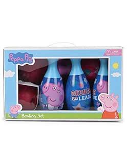 Peppa Pig Bowling Game Activity Toys Indoor Outdoor Games with 6 Pins ...
