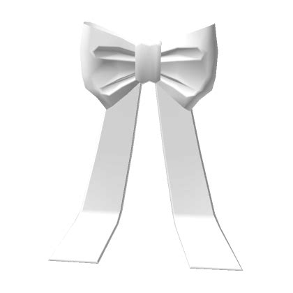 White Bow PNG Transparent Images