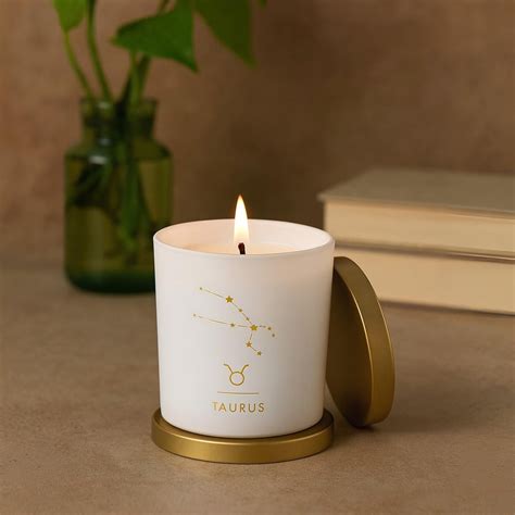 Buy Taurus Zodiac Scented Jar Candle - Set of 2 Online | The Maeva Store