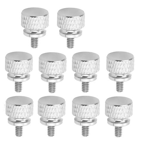 YATENG 10-pcs Anodized Aluminum Computer Case Thumbscrews (6-32 Thread ...