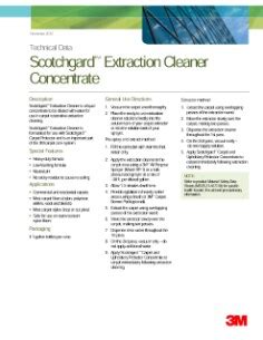 Scotchgard™ Extraction Cleaner Concentrate 27 | 3M India