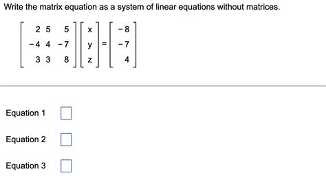 linear equation using matrix notation 的图像结果