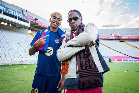 When Travis Scott met Lamine Yamal