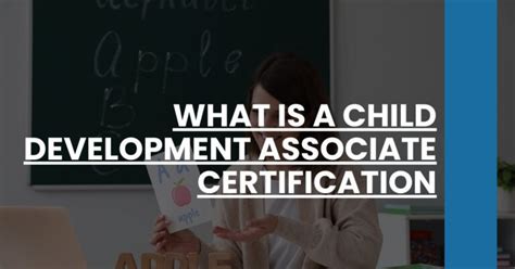 What Is Child Development Associate 的图像结果