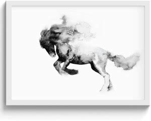 GS Decor Monochrome Horse BW Wall Painting | Wall Decor | Wall Art ...