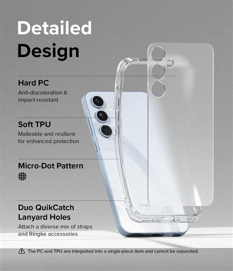 Samsung Galaxy A35 5G Back Cover Case | Fusion Matte - Matte Clear