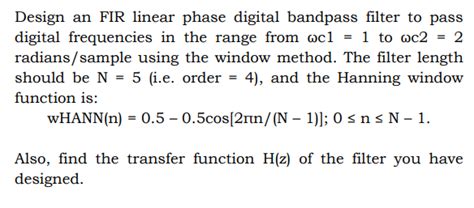Image result for Linear Phase Fir Bandpass Filter MATLAB