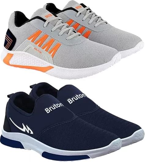 Buy BRUTON Combo Pack of 2 Exclusive Trendy Shoes Casual Shoe Sport ...