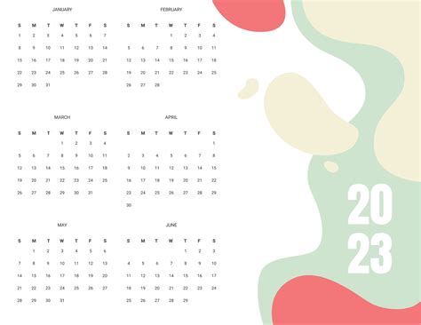Indesign 2023 Calendar Template - 2026 Printable Calendar Free Templates