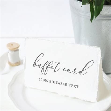 Buy Buffet Tag Online In India - Etsy India