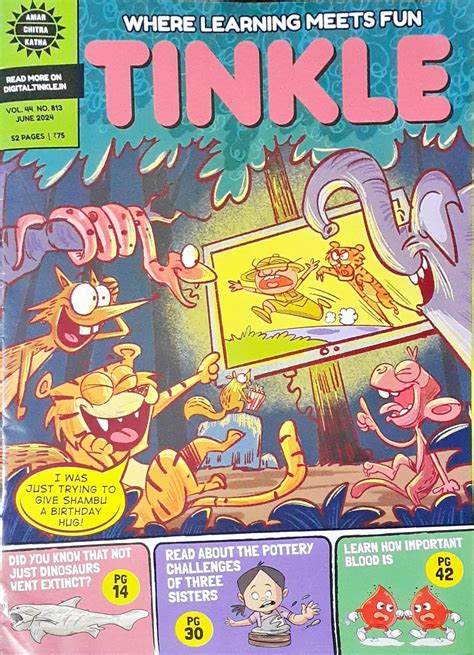 Tinkle Where Learning Meets Fun Monthly Magazine : June 2024 Vol. 44 N ...