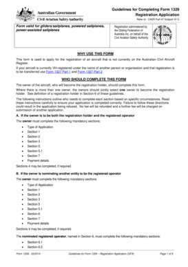 Fillable Online casa gov Form 1329i - Guidelines for Form 1329 ...