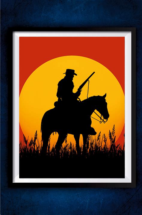 Red Dead Redemption Poster #3 || Games Poster – GeekyGallery