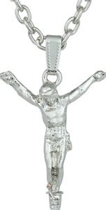 memoir Jesus Piece Locket with Chain Silver Alloy Pendant Price in ...