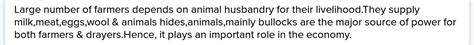 write about the accessory products produced in animal husbandry ...