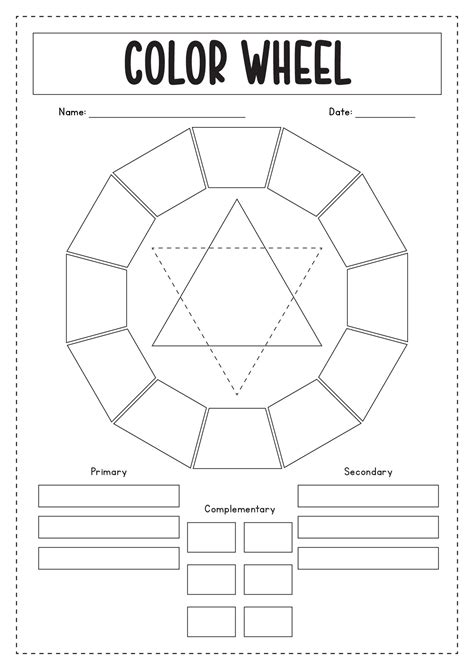 18 Color Theory Worksheets Printable - Free PDF at worksheeto.com