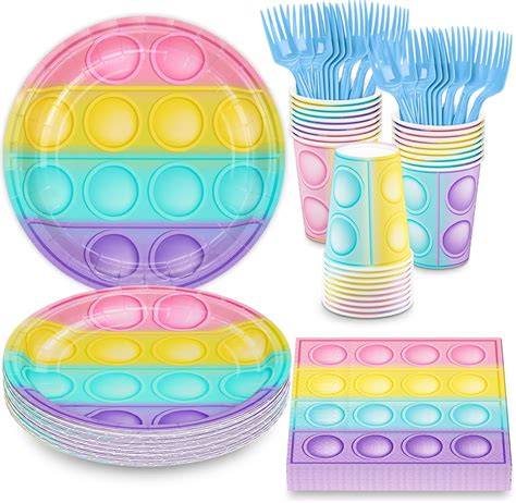 DYLIVeS Colorful Pop Fidget Party Supplies Set for Kids - India | Ubuy