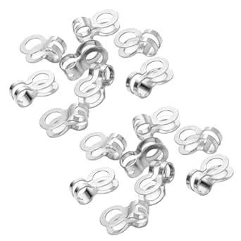 20 Pieces Stainless Steel Ball Chain Connectors Double Ring Style Link ...