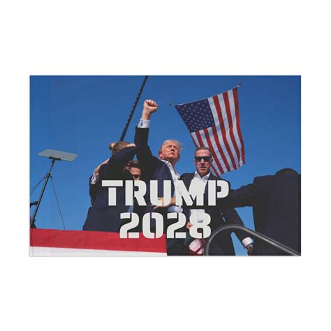 Trump 2028 Flag: Patriotic USA Banner, Political Home Decor - Etsy