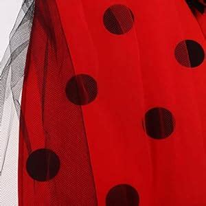 CALANDIS Ladybug Costume Girls Ladybird Halloween Fancy Dress Animal ...
