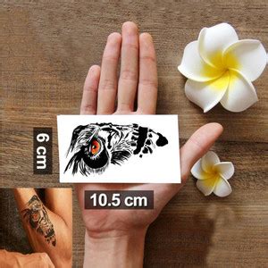 voorkoms Angry Eye Temporary Tattoo Stickers For Male And Female Fake ...