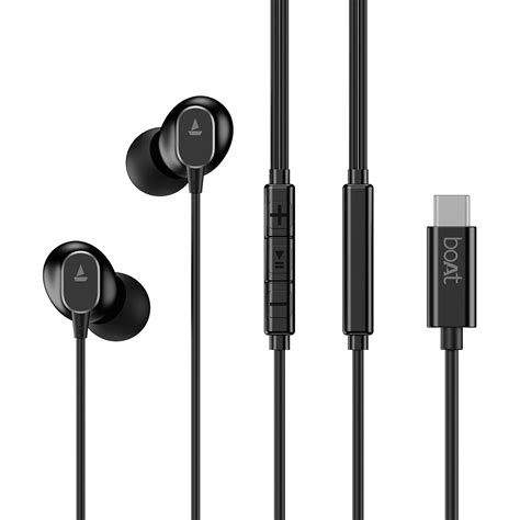 boat Bassheads 90C Type C Earphone Black – OptnBuy